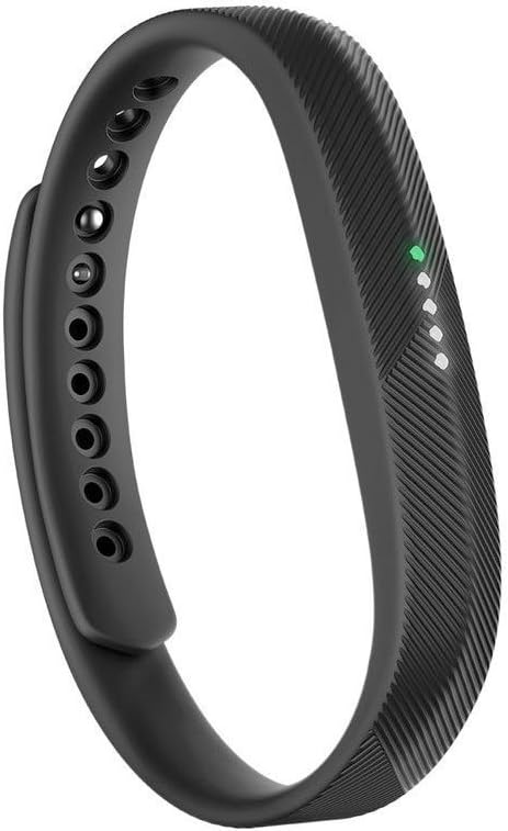 Flex 2 Ultra-Thin Wireless Activity and Fitness Tracker + Sleep Monitor and Swim-Proof Wristband, Black (Non-Retail Packaging)