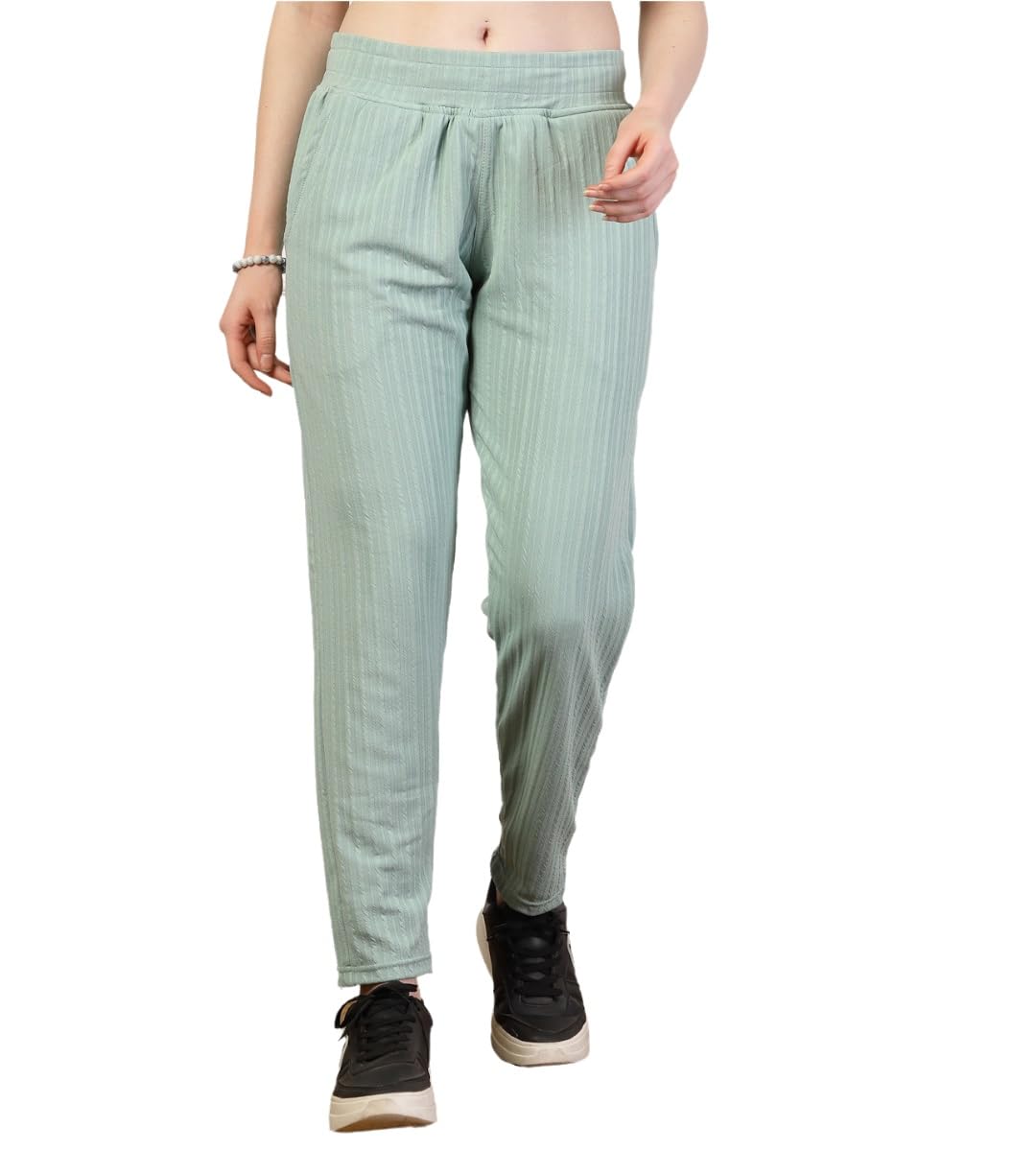 uzarus Women's Ultra-Comfort Regular Fit/Tapered Track Pants with 2 Side Pockets-picture-56