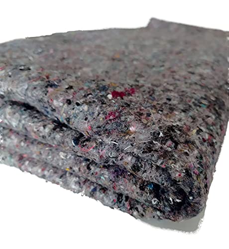 Lot de 2 couvertures absorbantes en feutre Quercos 4 x 1 m - Tapis de protection pour peindre, rénovation et déménagement - Antidérapant et imperméable 180 g/m² - Feutre réutilisable et résistant – vue 4