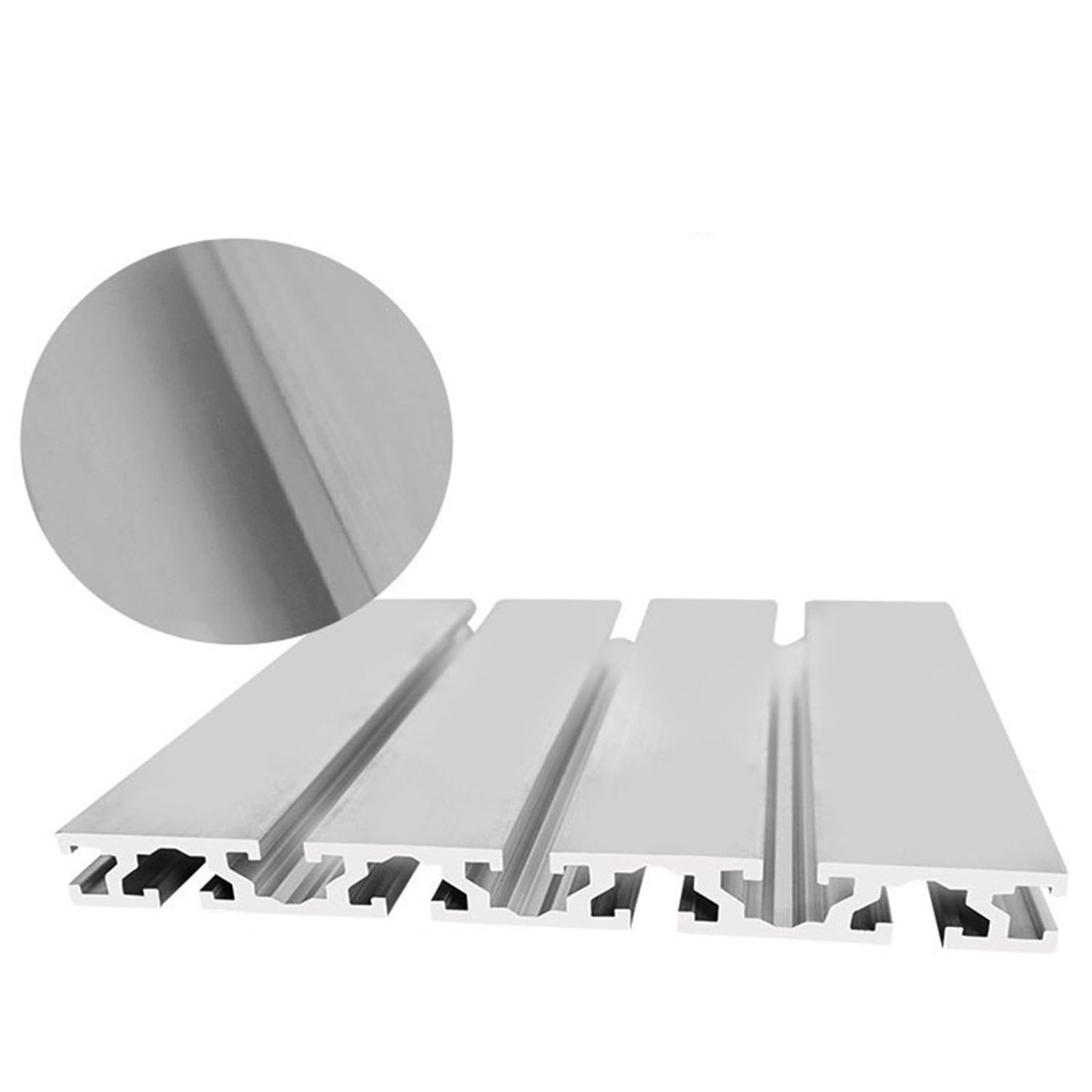 GTPBAO 15180 Profilo in alluminio estruso con scanalatura a T, sezione 15x180 mm, telaio lineare piano anodizzato argento for telai di macchinari Binario estruso(150mm long)