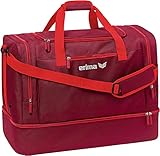 Erima Sporttasche mit Bodenfach Squad Bordeaux/Rot M