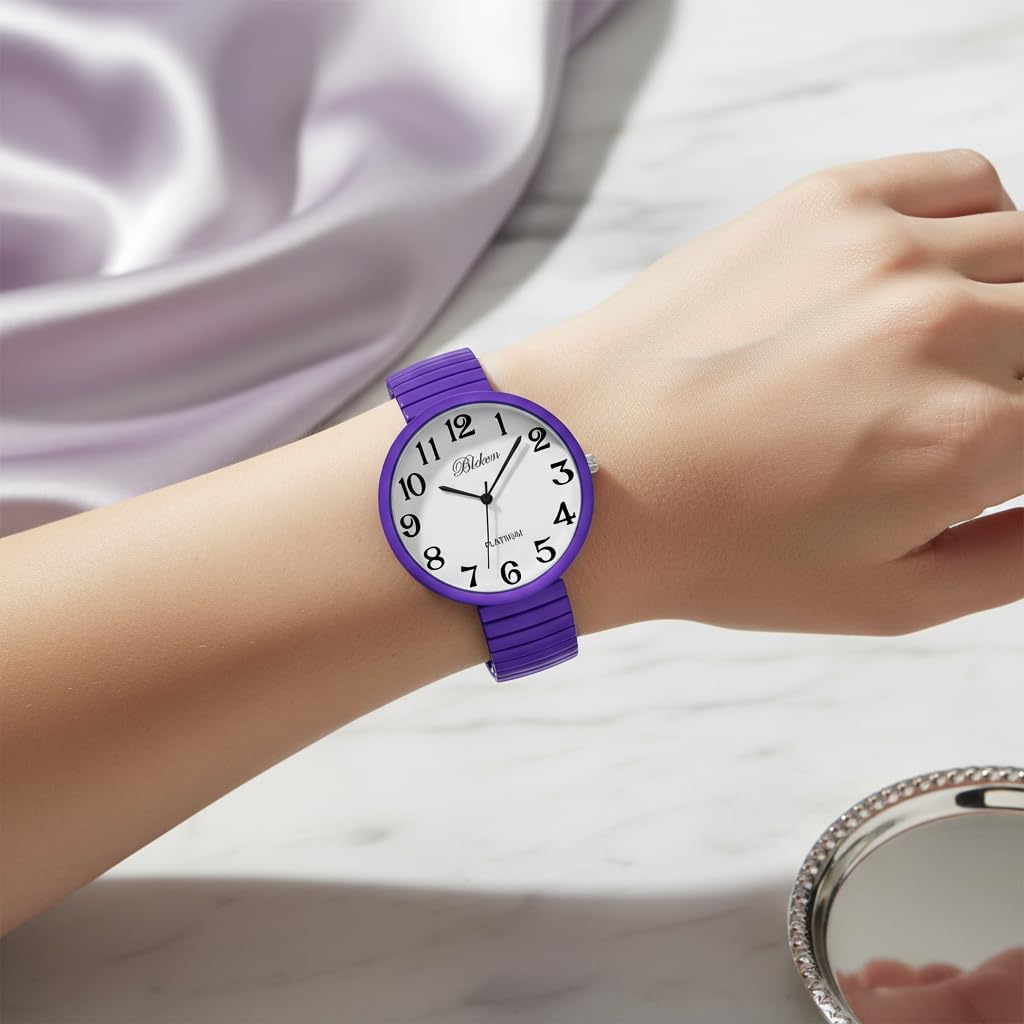 Collections New Super Large Face Stretch Band Japanese Movement PC21J Fashion Watch