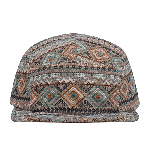 Image of 5 Panel Camper Hat | Multi-Color Unique Designs | Caps for Men & Women | Large or X-Large
