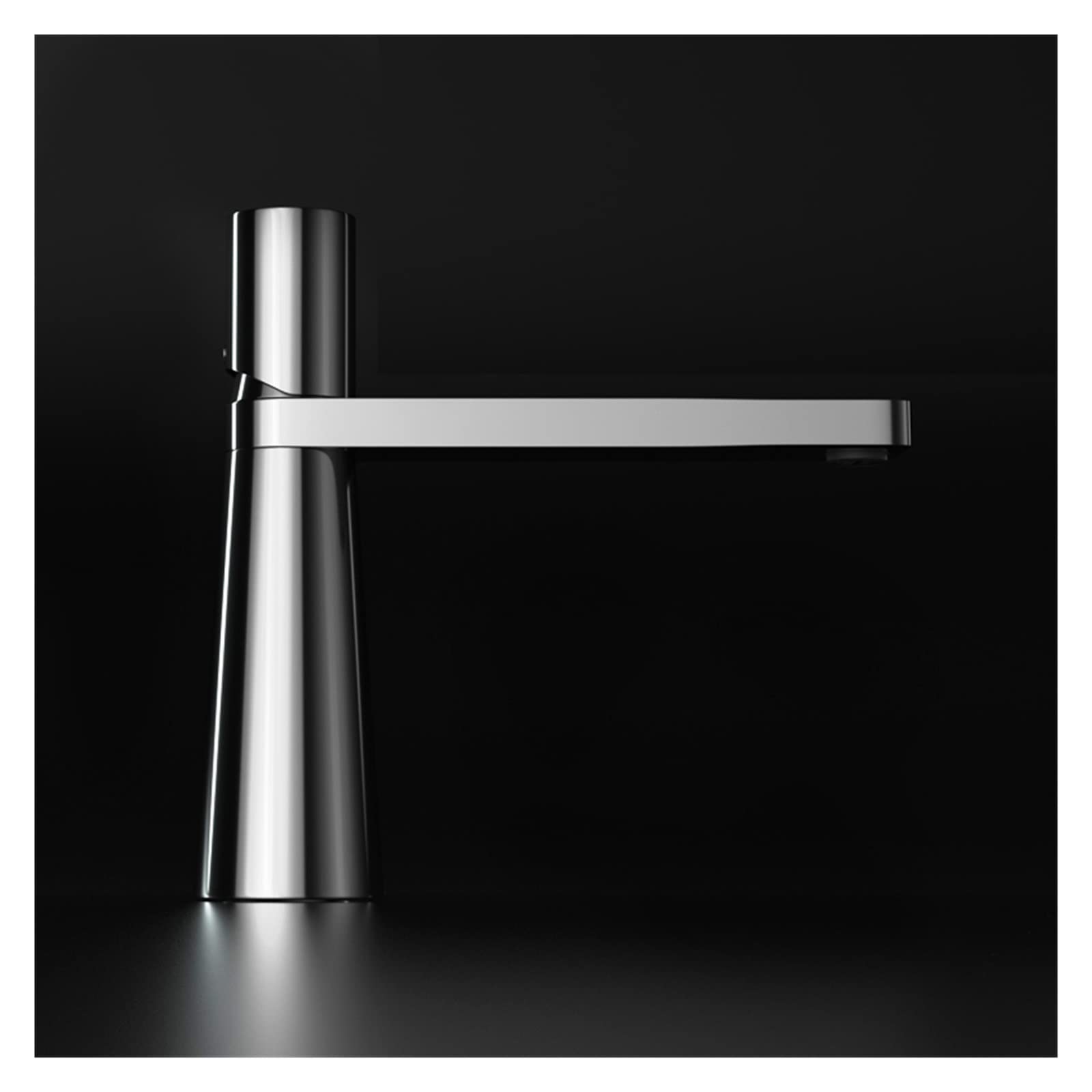 Robinet de lavabo noir et chrome pour moderniser votre évier de salle de bain