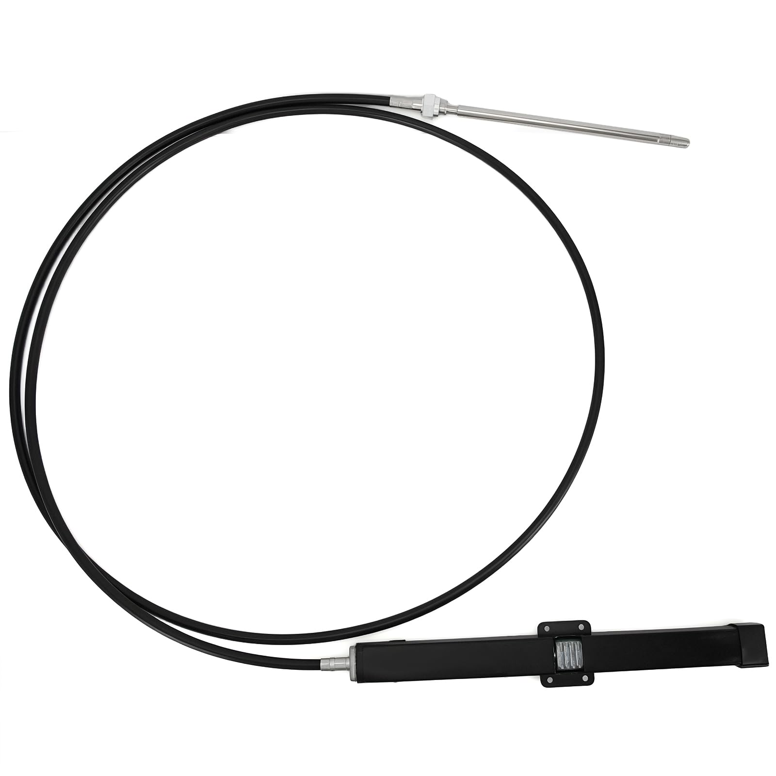 Photo 1 of FQRANBO SSC13414 14FT Mechanical Rack & Pinion Steering Cable, Back Mount Rack Single Cable Compatible with Seastar SH5210P, SH5230P, SB39526P, SB39544P (NFB), Fits for SS14115