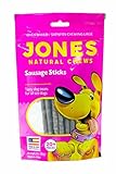 Jones Natural Chews Sausage Sticks Dog Treats (More Than 20 Pieces) 3.3 Oz Bag