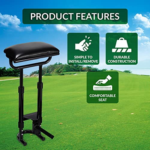 Caddytek Removable Seat Caddylite Ez - Seat Only, Black #TOP1