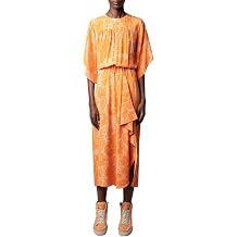 Zadig & Voltaire Womens Rusty Silk Maxi Dress, S Multi-Colored