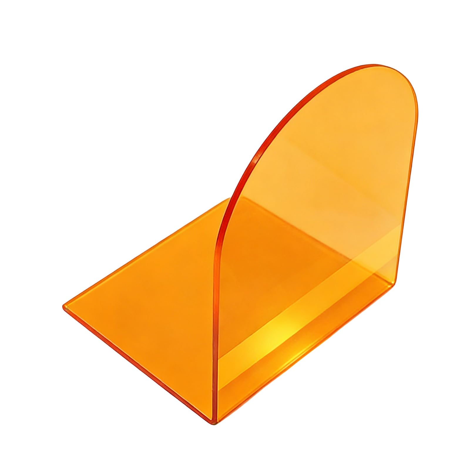 Hsioluted Charm 1Orange Design Books Stand Acrylic Books Display Stands Bookends, Stand For Displaying, Picture Albums, Notebooks For Displaying Book