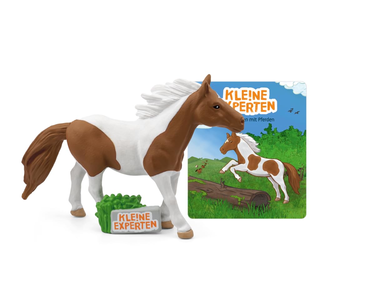 tonies Hörfigur für Toniebox, KLE!NE Experten galoppieren mit Pferden, Hörspiel mit spannendem Wissen für Kinder ab 3 Jahren, Spielzeit ca. 60 Minuten