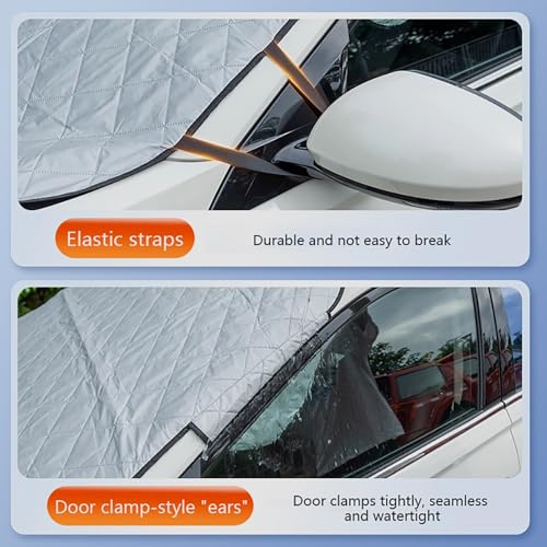 Protection pare-brise hiver anti-givre pour Hyundai Kona EV 2024 bâche voiture - 6