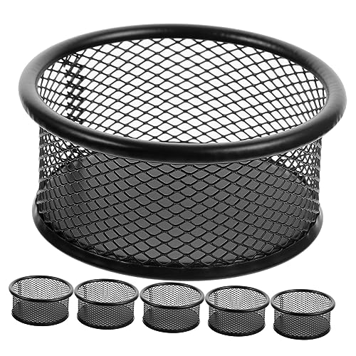 OFFSCH Mesh Paper Clip Holder for Desk Binder Organizer Binder Holder for Desk Paperclip Supplies