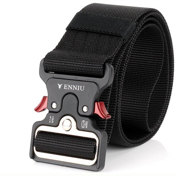 TUSHI Tactical Belt,Military Hiking Rigger 1.9