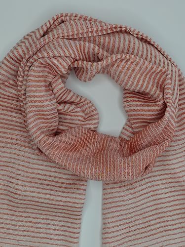 MutluHan Shawl Luxury and Comfortable Women's Shawl for Gifts and Special Occasions, Suitable for Casual and Workplace (Business Casual, Night, Casual), Orange, 192cm*70cm4