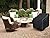 LSongSKY Outdoor Swivel Lounge Chair Cover 2 Pack,Waterproof Heavy Duty Patio Rocking Chair Covers for Outdoor Furniture,(30 W x 34 D x 38.5 H inches),Black