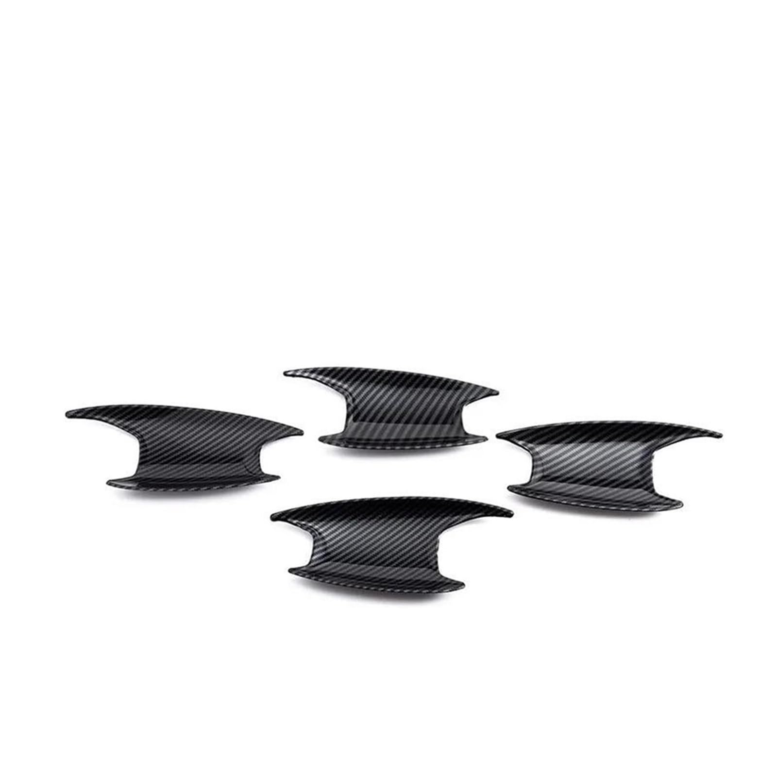 Exterior Door Handles for Chevrolet for Chevy for Trax 2024 2025 Car Exterior Door Handle Cup Bowl Cover Trim (Carbon Fiber Texture)