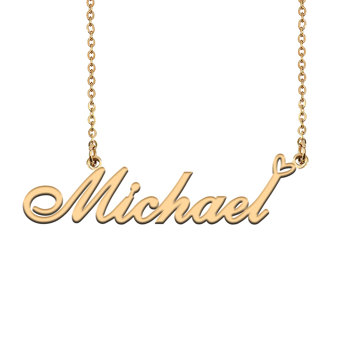 Custom Name Necklaces Personalized Necklace with Name 18k Gold Plated Heart Stainless Steel Customized Jewelry Gifts for Women Mother Day Christmas Birthday