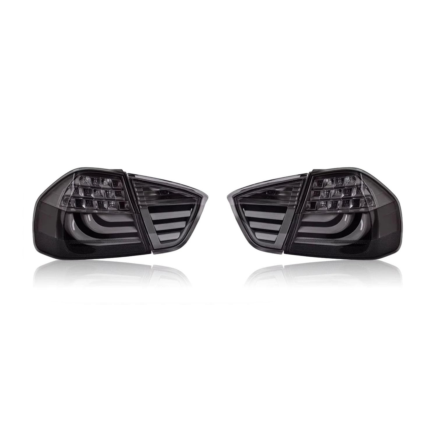 Auto Fari Posteriori per BMW 3 Series E90 2005 2006 2007 2008,Fanali Fari Stop Posteriori Car Rear Fanale Posteriore Freno Lampada,Smoke