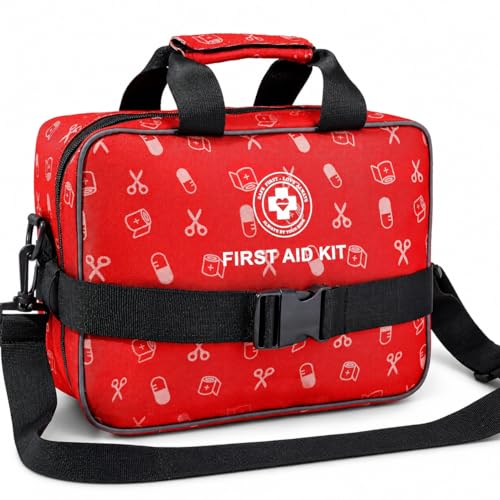 All-in-One Premium 530 Piece Emergency First Aid Kit, Large Medical Kit for Home, Car, Camping, Travel, Hiking, Sports & Outdoor