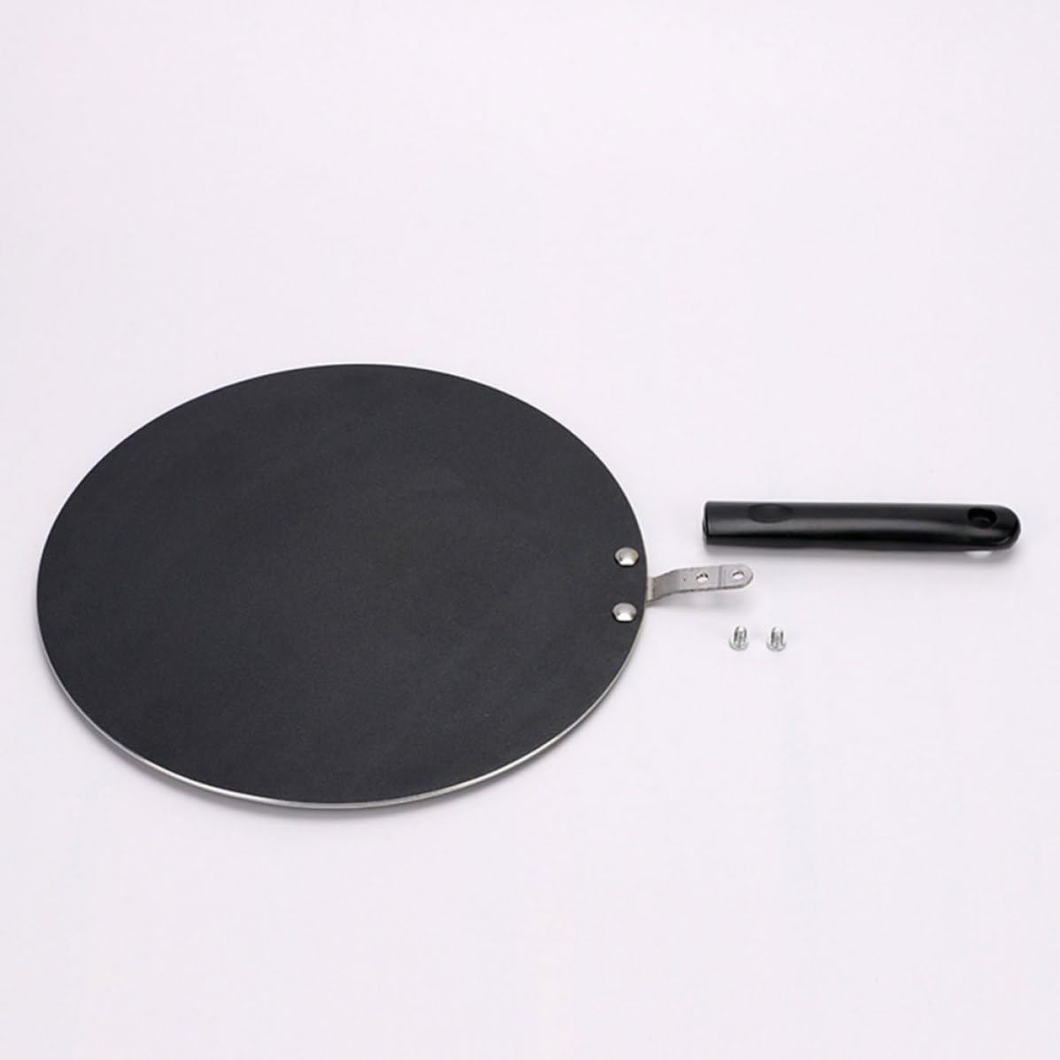 SEWACC Sartén Crepera Casera Antiadherente de Cocina Plana Negra