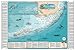 Sealake Products Map of Florida Keys Shipwreck Chart - Explore Hidden Treasures & Shipwrecks from Soldier Key to The Dry Tortugas (Laminated)