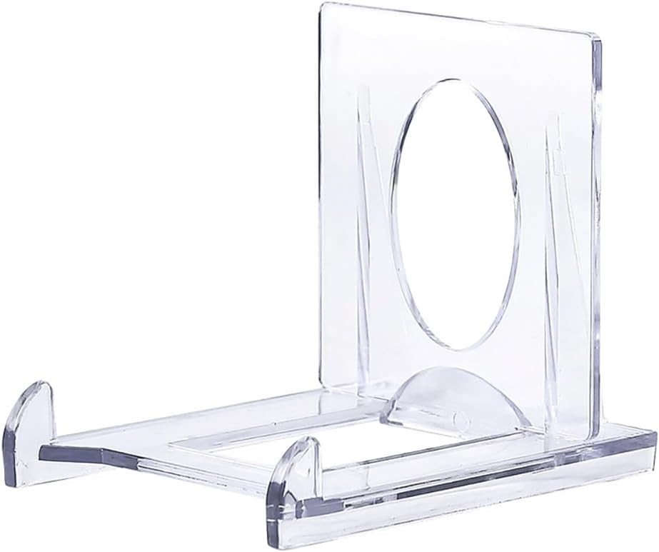Acrylic Clear Stand for Trading Card Holders Small Display Stand Size : 5*5.5*6.5cm Unique two-piece stand with an easel back that slides