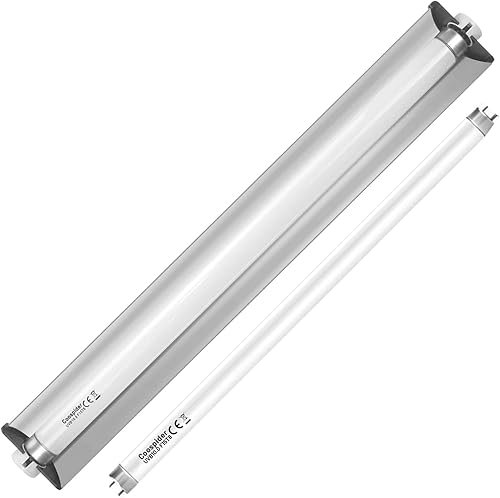 Bombilla T5 UVB para reptiles, paquete de 2 bombillas HO 24W para reptiles anfibios, iluminación de hábitat de 22 pulgadas, 10.0, bombilla UVB,