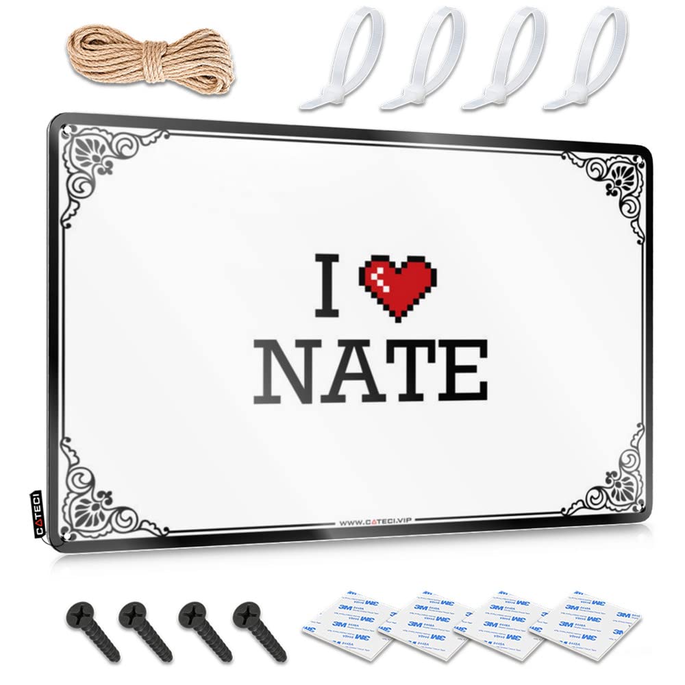 Farm Soft Bath Cool Wall Art | I Love Nate Nice Decorative Wall Art Ready To Hang For Cave(20X30CM)