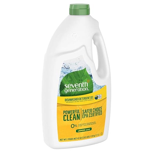 Seventh Generation Automatic Dishwashing Gel Lemon Scent -- 42 fl oz