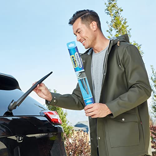 Image of Rain-X 850029 RearView 12-A Rear Wiper Blade, 12 Inch Composite Rear Wiper Blade, Fits Rock Lock 2 (Pack Of 1), Automotive Replacement Wiper Blades That Meet Or Exceed OEM Quality And Design Standards