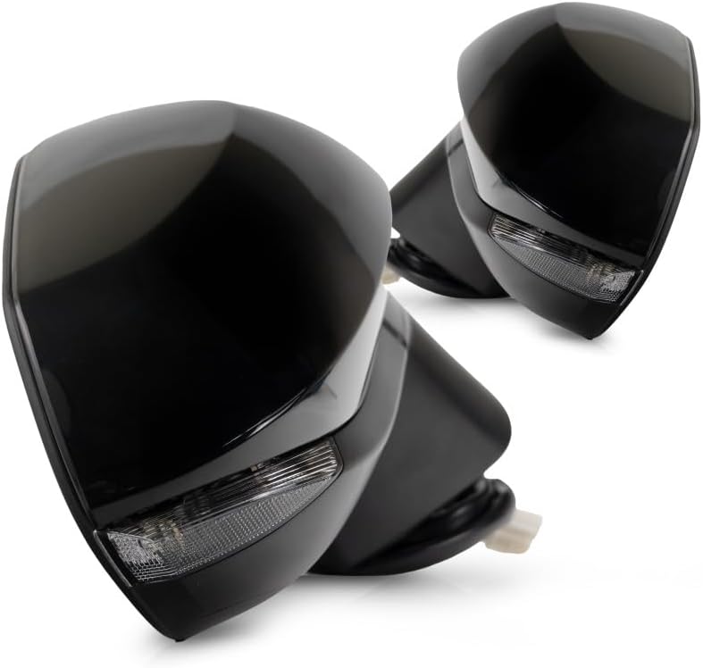 For Toyota Corolla 2019-2024 Door Mirror Driver and Passenger Side Pair Power Heated Sedan/Hatchback w/Turn Signal Light w/Blind Spot Detection TO1320395, TO1321395 | 87940-12G10, 87945-52251-C2