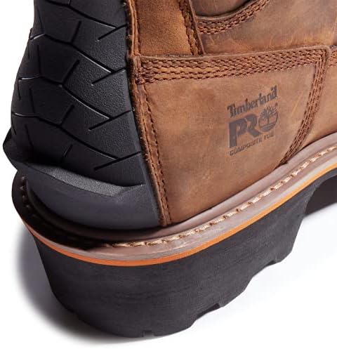 Timberland Men's Evergreen 8 Inch Composite Safety Toe Waterproof NT WP, Brown: Brown, 8.5 Wide | Image 2