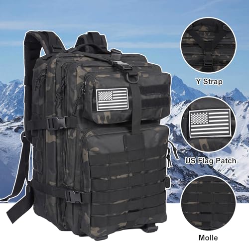 Oraynn 50L Military Tactical Backpack Camo