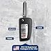 2x KeylessOption Key Fob Replacement for 2002 2003 2004 2005 2006 2007 2008 2009 2010 2011 2012 2013 2014 2015 2016 2017 Nissan Rouge Murano Infiniti QX4 Remote, 3-Button KBRASTU15, Locksmith Required
