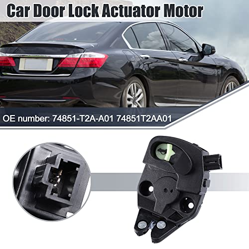 Image of X AUTOHAUX Rear Side Trunk Latch Actuator Assembly for Honda Accord 2013-2017 for Acura TLX 2015-2020 74851-T2A-A01 74851T2AA01