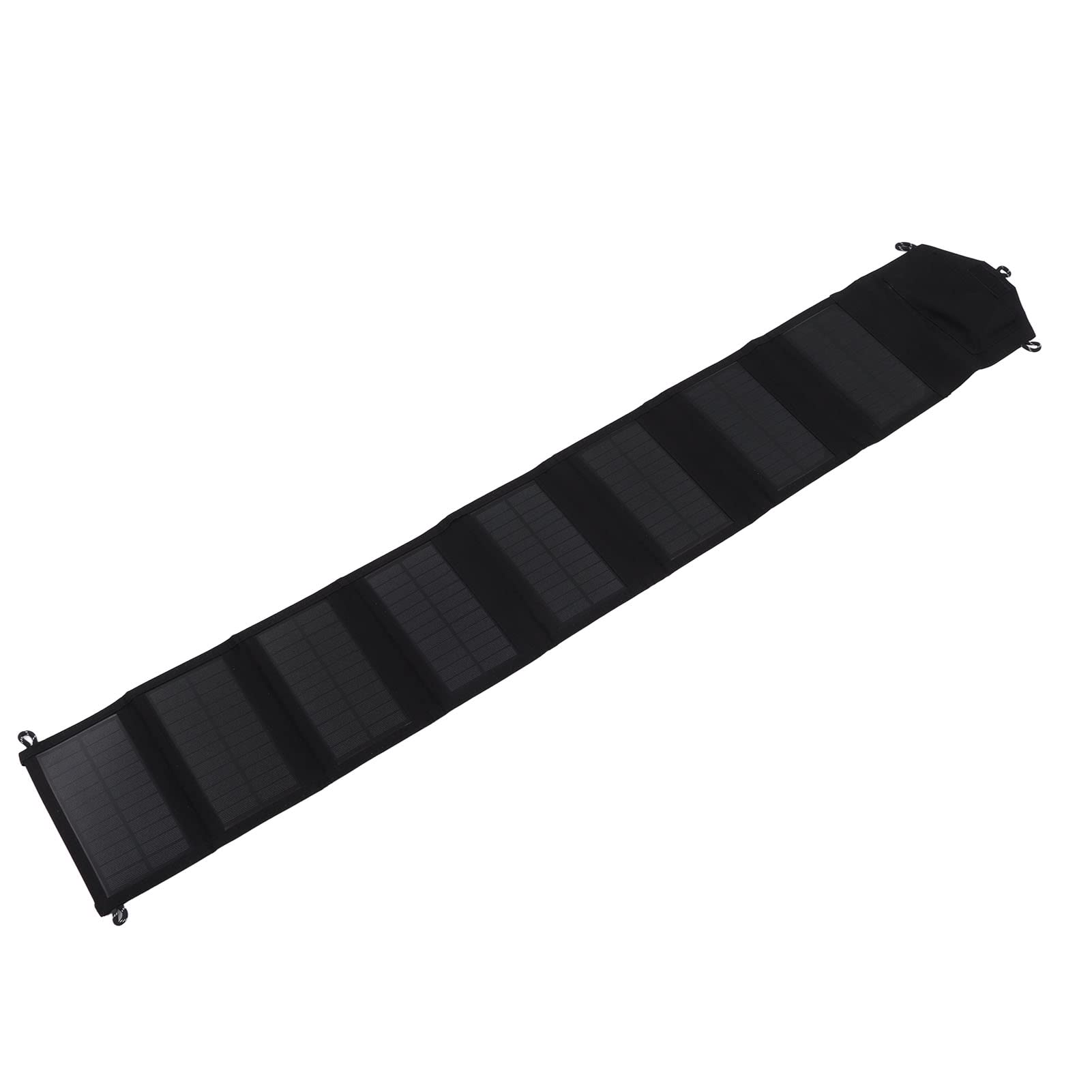 Panel Solar, Cargador Solar Plegable de Silicio Monocristalino de 20 W, Puerto USB Dual, Cargador de Energía Portátil para Acampar, Senderismo, Viajes, Carga de Teléfono Al Aire Libre