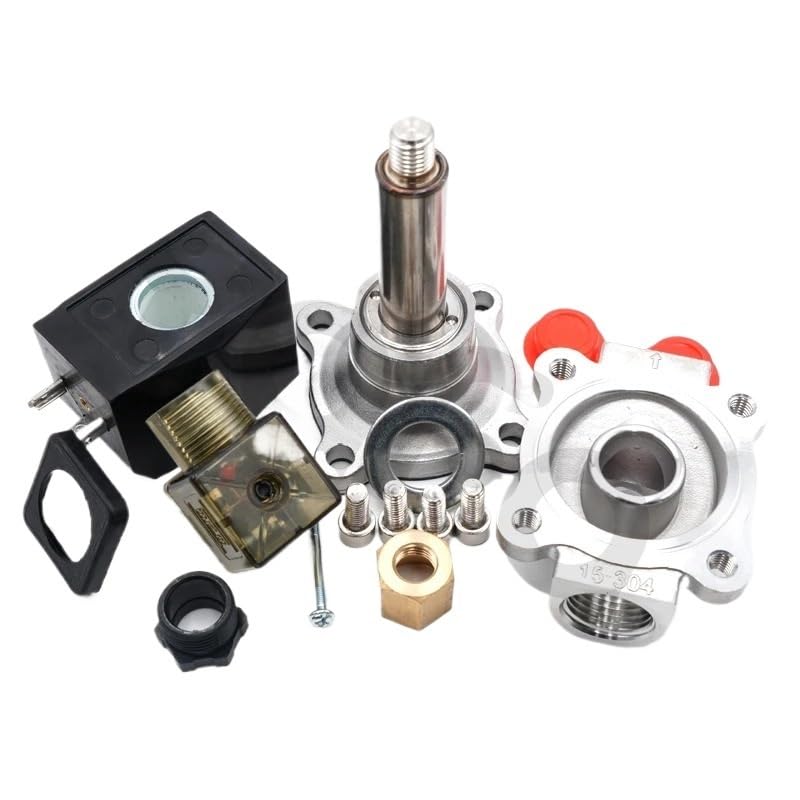 Électrovanne normalement ouverte AC220V en inox pour air comprimé - 7