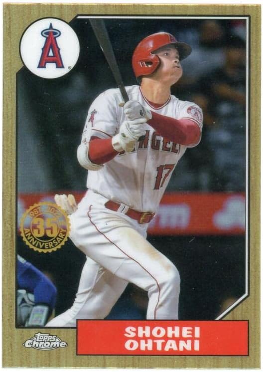 2022 Topps Chrome 1987 Baseball Refractor #87BC-2 SHOHEI OHTANI Los Angeles Angels