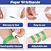 500 Pcs Green Paper Wristbands for Events Waterproof Neon Wrist Bands Adhesive Concert Identification Wristbands Hand Bands for Events (Green)