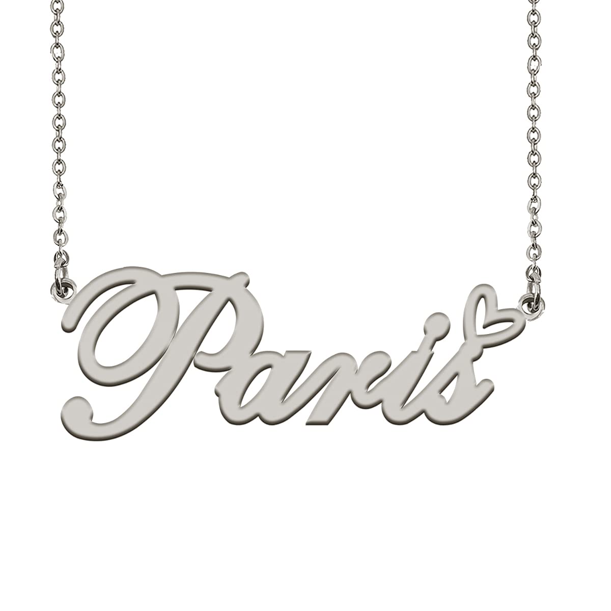 HUAN XUNCustomized Custom Made Any Name Necklace for Women in Gold Silver