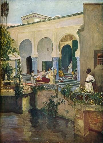 Pintura mural lienzo decorativo de Sir John Lavery, cuadro para pared interior dormitorio 60x90