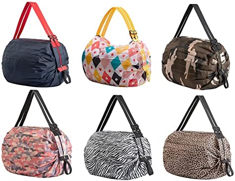 Foldable Shopping Bag, Reusable Foldable Shopping Bag, Foldable Shopping Bags, Lightweight Large Capacity, Portable Shopping Bags, Tote Bags, Snack Storage Bag, Navy Blue