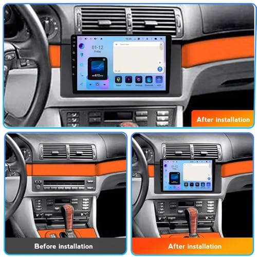 Radio coche 2 DIN para BMW X5 E53 E39 M5 pantalla táctil Bluetooth mirror link multimedia 2