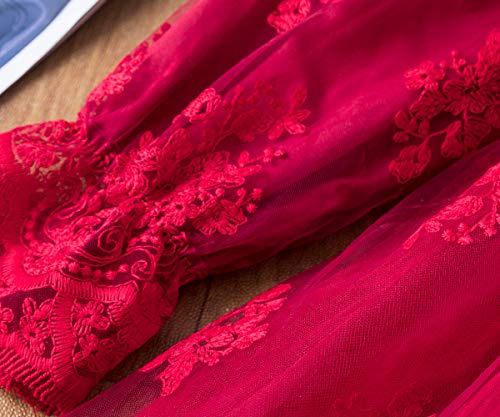 TTYAOVO Prinsessenjurk met lange mouwen voor meisjes. - Image 7