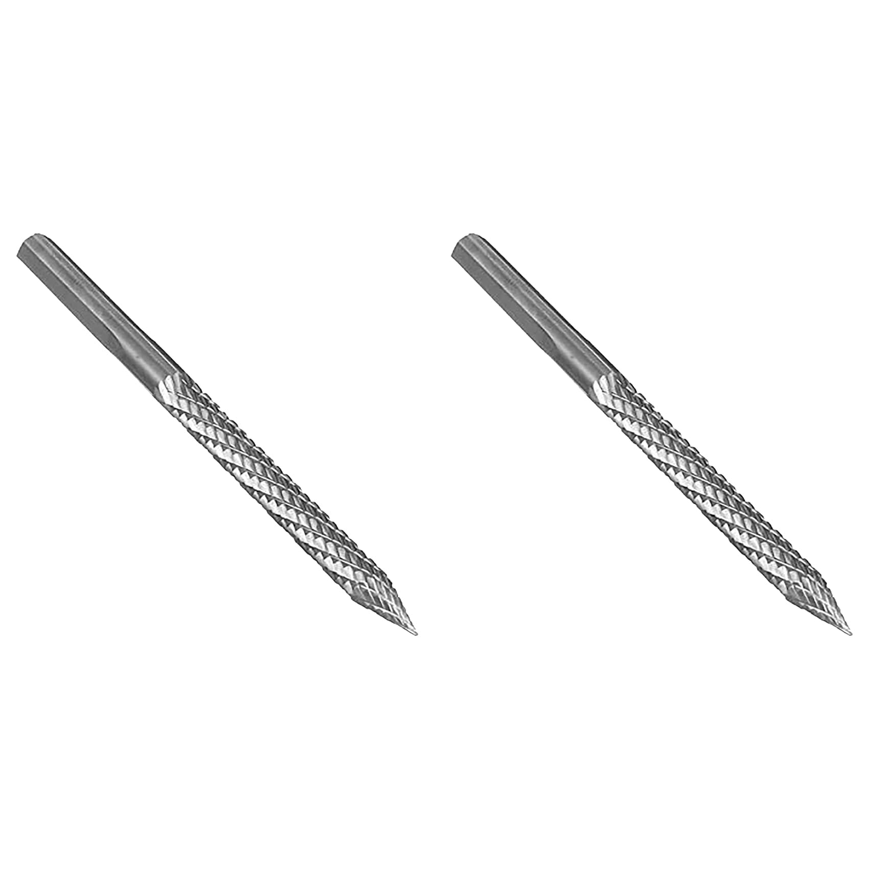 Jnchdghwa As Shown 2Pc 1/4In 6Mm High Carbide Steel Burr Bits Tire Reamers Carbide Cutters Rotary Files Reamers Wire Cutter Tire