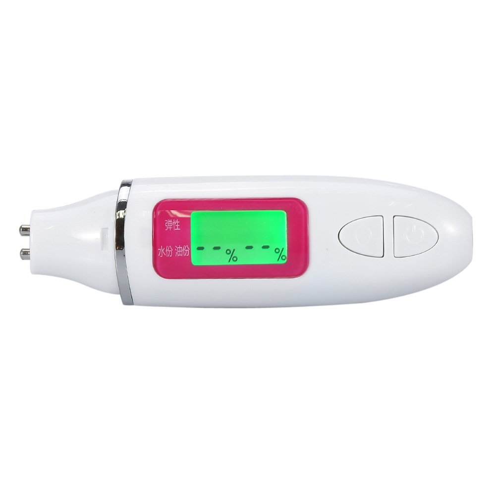 DEWIN Tester di Idratazione della Pelle Moda Tester di Umidità dell'acqua Pelle di Olio del Corpo Display Cristalli Liquidi Meter Sensore di Pelle Analizzatore