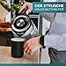 hervidor de agua de cristal con colador de té y filtro de cal Imagen de hervidor de agua de cristal con colador de té y filtro de cal