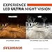 SYLVANIA H13 LED Ultra - Fog Lights For Cars and Trucks - Headlight Bulbs for Off Road Powersports - 6000k Cool White LED Light - Maximum Lifespan - No Polarity - DIY Upgrade