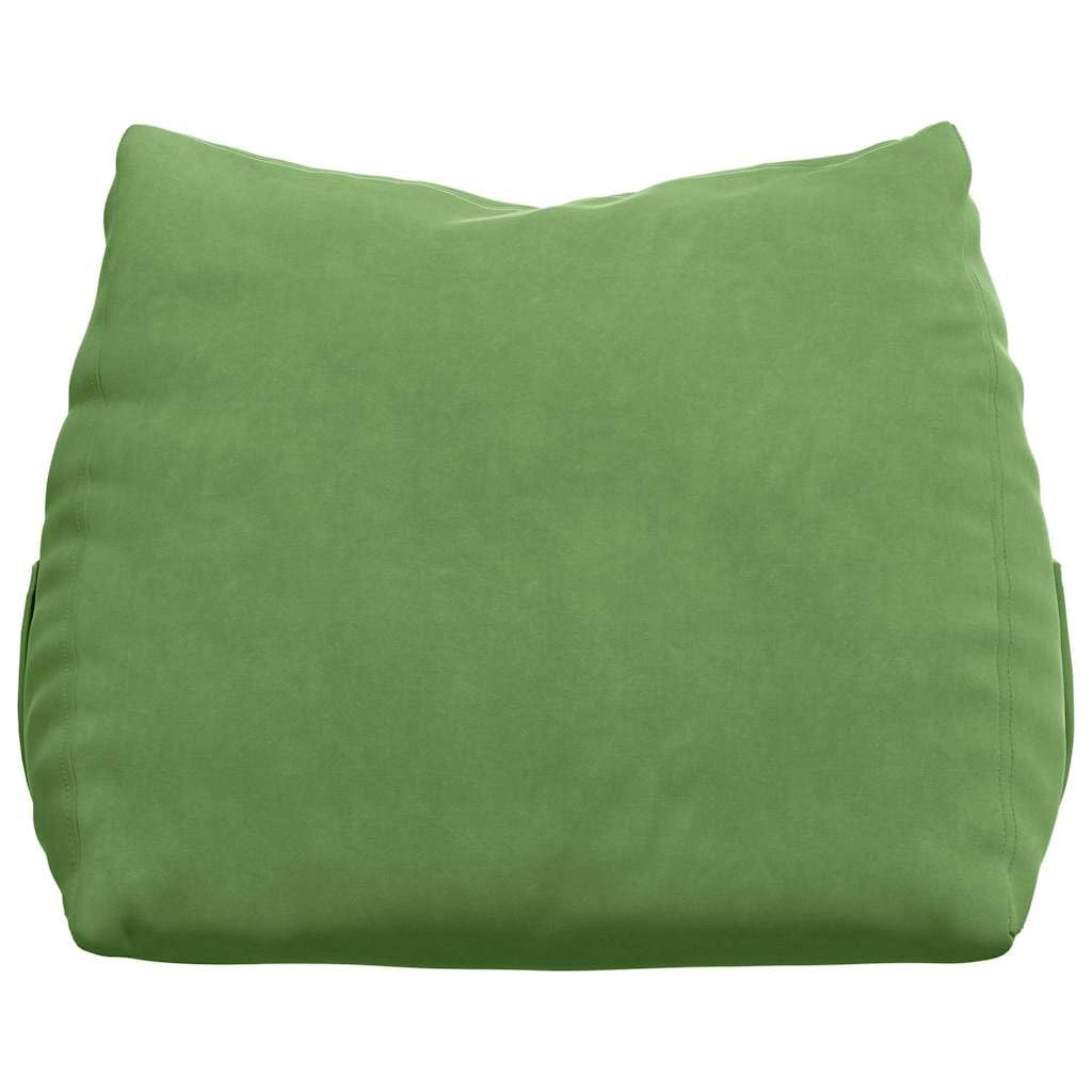 Poduszka pod plecy jasnozielona ze sztruksu 60 x 20 x 50 cm z wypełnieniem poliestrowym, ergonomiczna poduszka podpierająca na sofę, łóżko, do biura, idealna do czytania, relaksu, oglądania