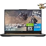 ASUS TUF Gaming F17 Laptop 17.3' FHD 144Hz IPS Display 11th Gen Intel 6-Core i5-11260H (Beats...